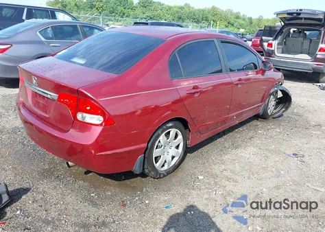 2010 Honda Civic Lx из США, поврежденный, VIN 2HGFA1F55AH502162